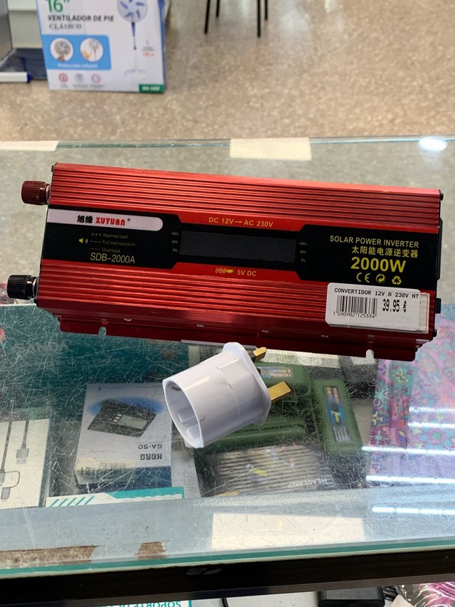 Convertidor 12V a 230V 2000W Xuyuan
