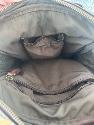 Bolso de piel marrón