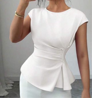 Blusa sin mangas blanca Talla 32