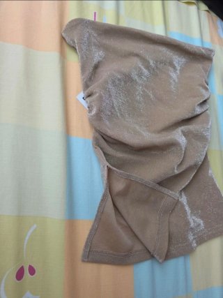 Top fiesta Bershka dorado XS
