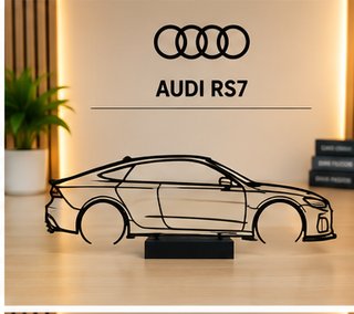 Silueta Audi RS7 con base