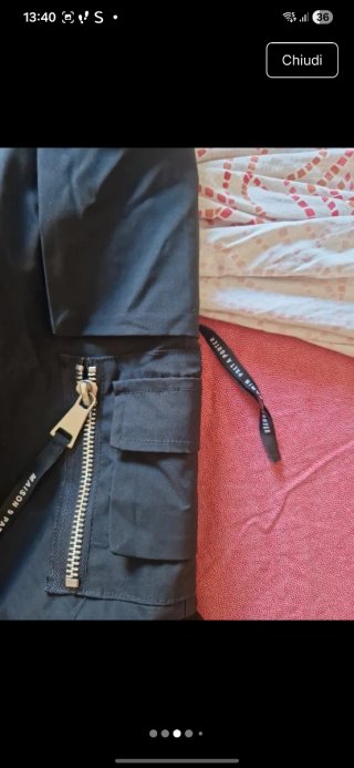 Pantaloni cargo neri