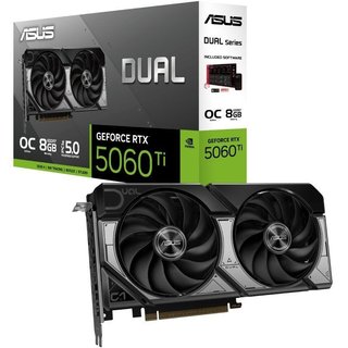 Tarjeta Gráfica ASUS Dual RTX 5060 Ti OC 8GB
