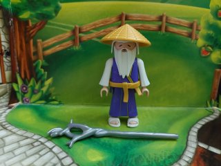 Playmobil Figura Anciano con Bastón