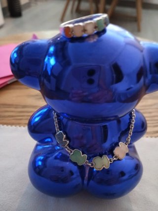 Conjunto Joyas Tous: Anillo y Pendientes