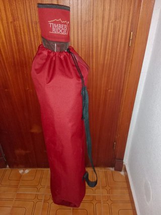 Silla Plegable Timber Ridge Roja y Gris