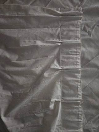 Cortinas blancas para ventana,con anillas correspo