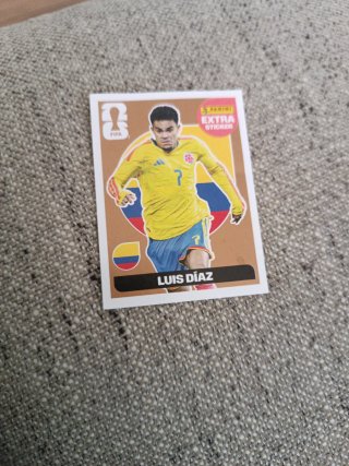 Cromos Luis Díaz Extra Bronce Panini