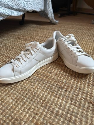 Clarks Costa Lace - Piel - Blancas