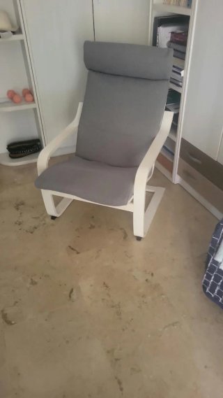 Sillón Ikea Gris Madera