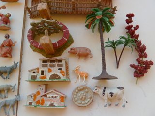 Figuras Belén Plástico Reyes Magos Animales