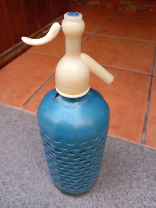 Botella sifón Ribera vintage La Pobla de segur.