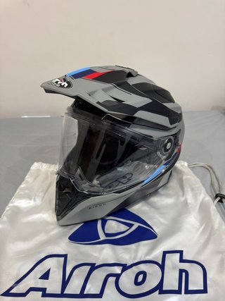 Casco Airoh Commander Silver Matt