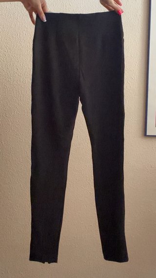 Pantalón negro Lefties mujercremallera