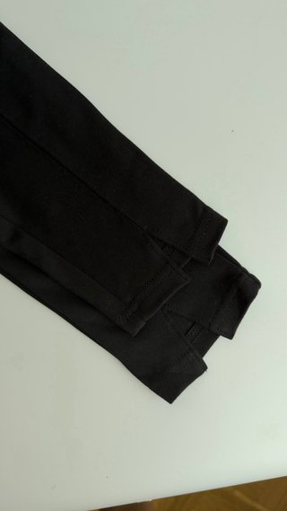 Pantalón negro Lefties mujercremallera
