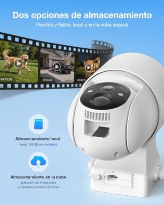 Cámara Tical 4MP WiFi Solar Exterior