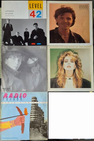 Vinilos Maxisingles 80-90, lote 8