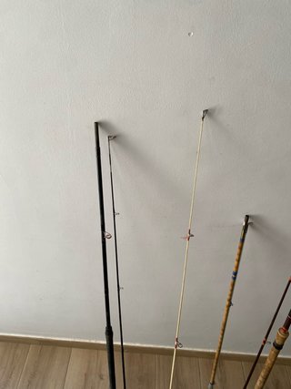 Lote 4 cañas de pescar