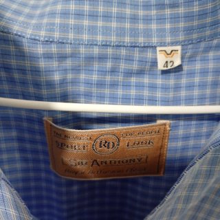 Camisa Sir Anthony Algodón Azul