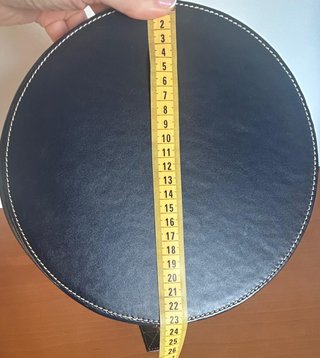 Bolso piel azul Hercules