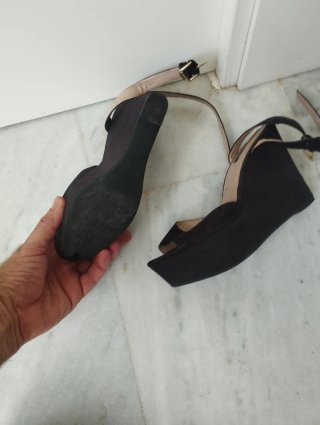 Sandalias cuña Pull&Bear Talla 39