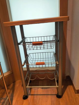 Carro de cocina con ruedas