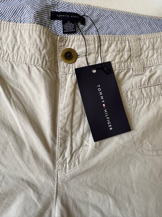 Pantaloni Cargo Pinocchietto Tommy Hilfiger Beige