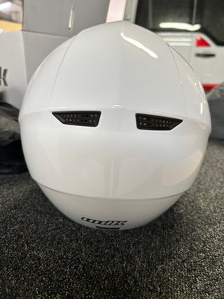 Casco moto blanco talla XL