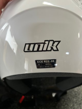 Casco moto blanco talla XL