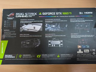 ASUS ROG STRIX GTX 1660 Ti 6GB DDR6