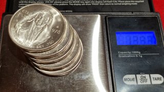 Lote 5 Monedas Mexicanas 100 Pesos Plata 1978