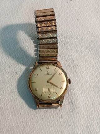 Reloj Certina Antiguo Funciona para hombres