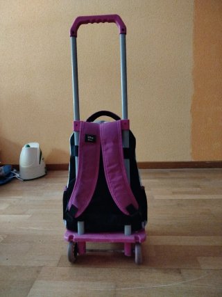 Mochila escolar con carro Frozen II