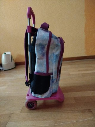 Mochila escolar con carro Frozen II