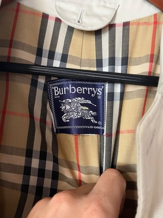 Gabardina Burberrys 90s Beige