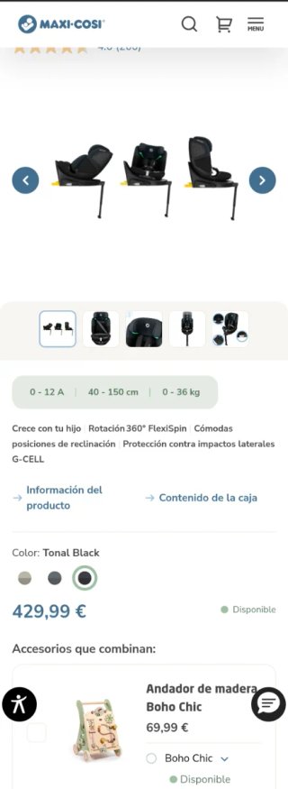 Silla coche Maxi-Cosi Emerald 360 S