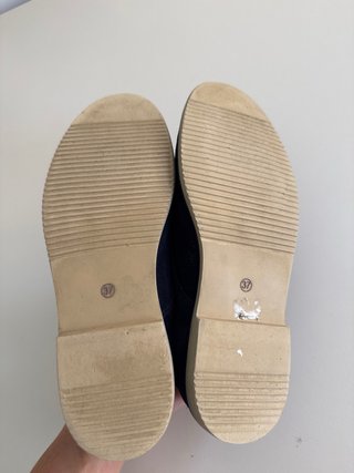 Zapatos Blucher Azul Ante Niño Talla 37
