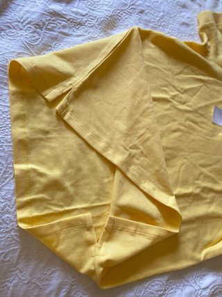 Polo amarillo hombre cuello clásico Talla S Nuevo.