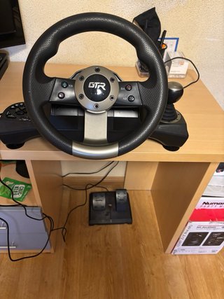 Volante Handoru GTR + pedales PS4/PC