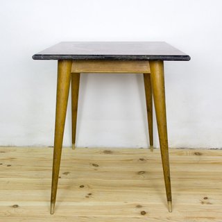 Tavolo vintage quadrato in legno