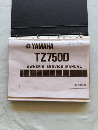 Manuale Officina Yamaha TZ- D 750 1977
