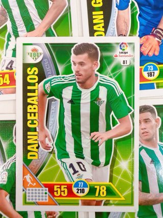 Lote 14 cartas Adrenalyn XL Betis 2016/17
