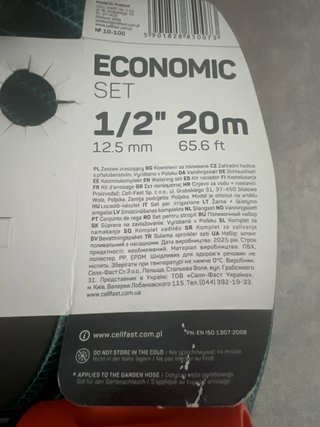 Manguera de jardín 20m con boquilla