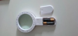 Lupa con luz LED