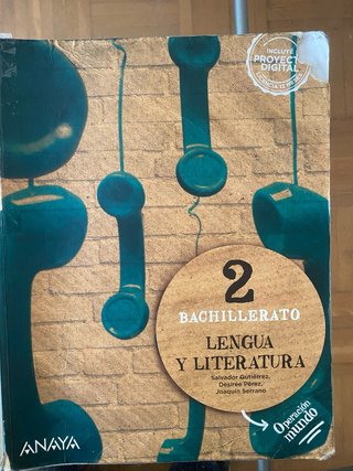 Lengua y literatura, 2 Bachillerato, Operación ...