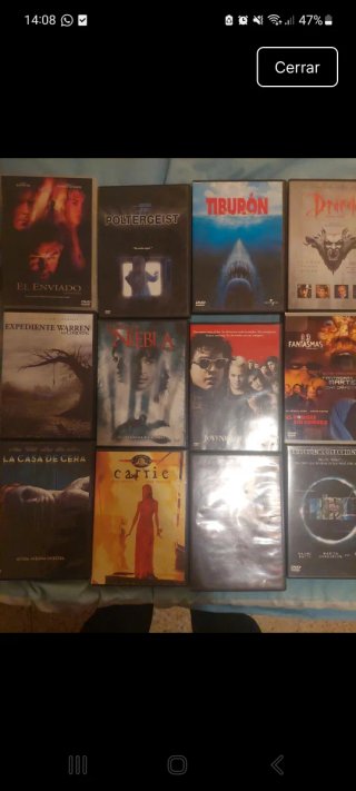 Lote 12 Películas Terror DVD