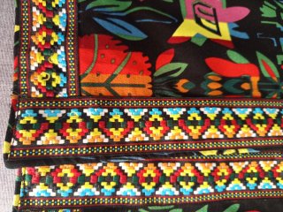 Chaqueta boho étnica multicolor, Corte I
