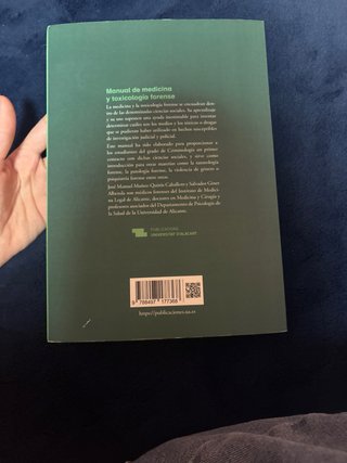 Manual de medicina y toxicología forense
