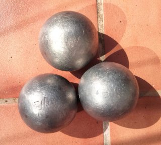 3 palline da bocce professionali JB 110 XXX 73 700