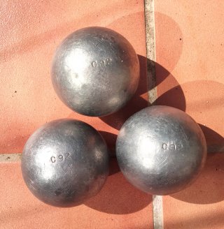 3 palline da bocce professionali JB 110 XXX 73 700
